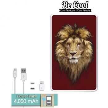 Becool® - Batería Externa Power Bank 4000 mah + Gratis 1 cable USB-MicroUsb