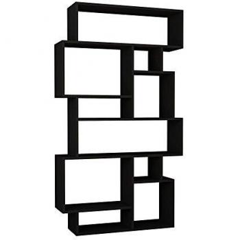 Homitis Estante, karmato, Madera, Anthracite, 25,5 x 96 x 168,5 cm