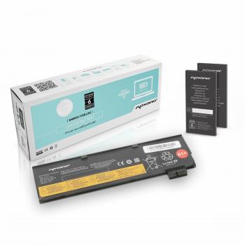 Batería Movano 4400mAh para Lenovo ThinkPad T570, T470 y T580 - Compatible con 01AV490 y SB10K97582