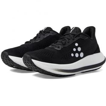 Craft Pacer Men's Neutral Running Shoe - Black/White, Size 43.5