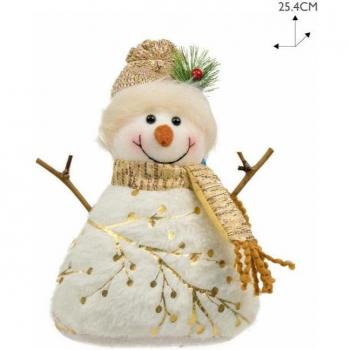 Reno de Peluche de Navidad con Adornos y Figura Festiva para Decorar el Hogar