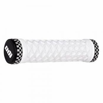O.I.D. ODI Lock-on Bono MTN Vans abrazadera agarre, color White/Checker, tamaño 130 mm, 0.25, 12 x 6 x 3inches