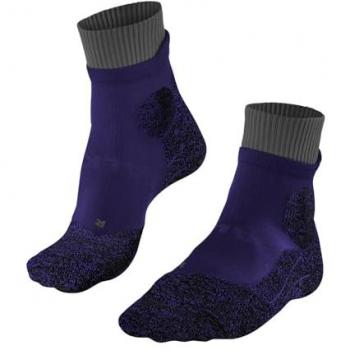 Falke RU Trail Running Socks Women - Functional Yarn, Anti-Blister, Dark Blue, Size: 41-42, Purple (Amethyst 8683), Size: 7-8