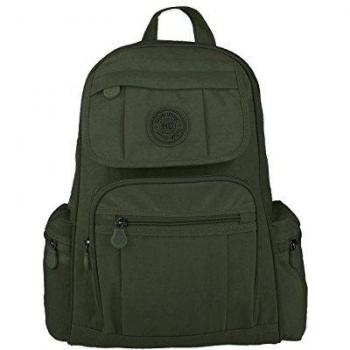 Unisex Adultos & Niños DIN-A4 Mochila De Ocio Mochila de senderismo Mochila city Cartera de colegio Mochila de viaje Mochila escolar Mochila de mujer Nylon - Ejército-caqui 26x30x14 cm, 25x42x21 cm