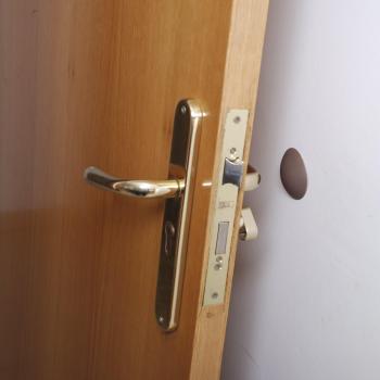 BRINOX Tope Protector Puertas y Paredes, Blanco, Ø 40 mm