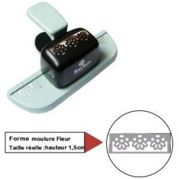 RAYHER - 89817000 - Bordes-Perforadora - en Forma de Flor, Adecuado para cartón hasta 200 G/m²