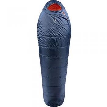 Saco de Dormir Haglöfs Tarius +1ºC Unisex Azul Medianoche/Naranja 205 cm