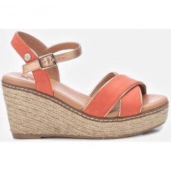 Sandalias de Cuña Coral XTI 141282 con Cierre de Hebilla y Altura de Tacón de 9cm