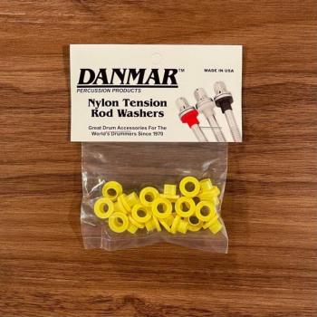 Danmar Nylon Tension Rod Washers - 20 Pack - Yellow