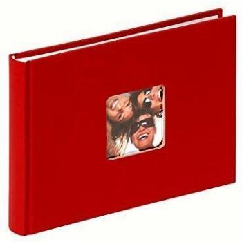 Walther Design - Álbum de fotos Fun, Con recorte para foto, color Rojo, 22 x 16 cm