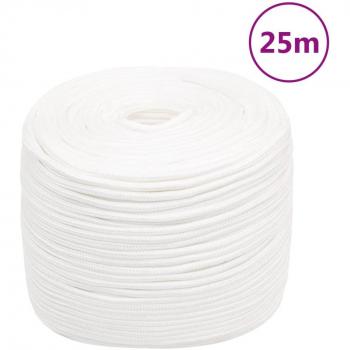 Cuerda de barco polipropileno blanco intenso 10 mm 25 m