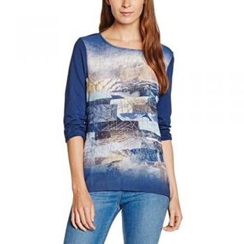 GERRY WEBER Autumn Breeze, Camiseta de Manga Larga para Mujer, Blau