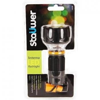 STAUWER 8435353701427 Linterna LED de Color Negra