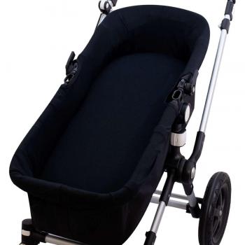Funda Cubre Capazo Universal Jyoko Black Series para Bugaboo Cameleon, Inglesina y Uppababy