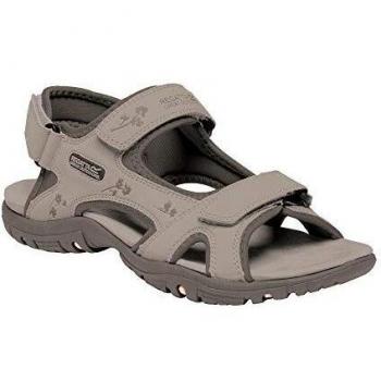 Regatta Lady Haris Lightweight Summer Walking Sandals - Green, Brown, Grey, Parchment Treetop - Size UK 6.5