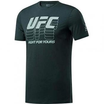 Reebok UFC FG Logo tee Camiseta, Hombre, ivygrn, 2XL