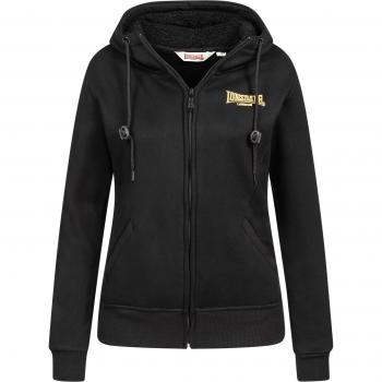 Lonsdale Zennor Women's Full Zip Hoodie Black/Gold