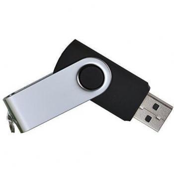 aricona N°282 Ari-1 Dispositivo USB como llavero con Capacidad de almacenaje, USB 2.0/1.1, divertido dispositivo USB Plug&Play con más durabilidad, Größe:16 GB;Farbe:negro