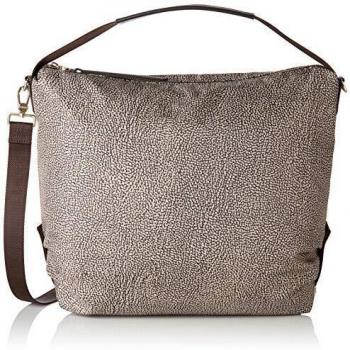 Borbonese Mujer 934383296 Bolso de hombro Marrón Size: 34x35x12 cm