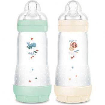Biberón MAM Easy Start Classic 320ml 2uds Menta Algodón