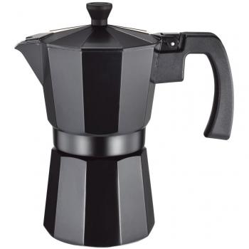 Cafetera Supreme de Aluminio Negra 1 Taza