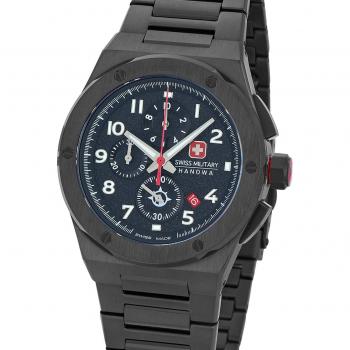 Reloj Cronógrafo Suizo Militar Hanowa Sonoran 43mm Acero Inoxidable 10ATM