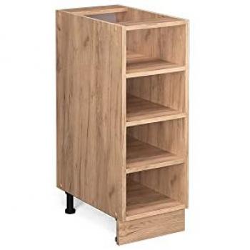 Estante de cocina Fame-Line, Roble dorado, 30 cm sin encimera