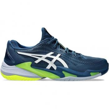 Zapatillas de tenis ASICS Court FF 3 Hombre Azul, Todas Las Superficies, Color Azul y Blanco