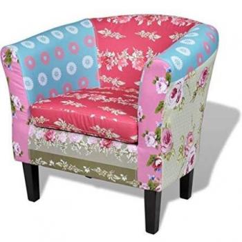 Sillón de Labor de retazos Para Relajarse Con Diseño de Flor