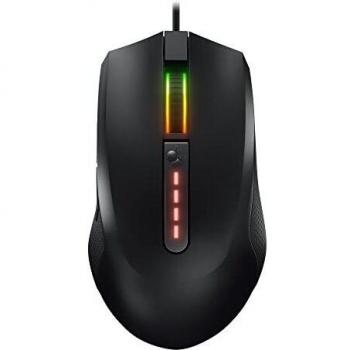 CHERRY MC 2.1, ratón para Juegos con Cable, Sensor Pixart de precisión de 5000 dpi, iluminación RGB, perfiles de Usuario programables, ratón ergonómico para diestros, Negro