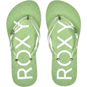 Sandalias deportivas para niños Roxy modelo Viva Jelly en color verde lima