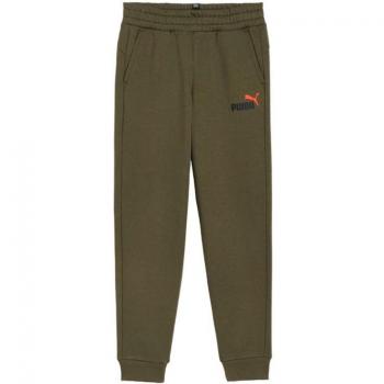 Pantalón Puma ESS+ 2 Col Logo Pants FL CL Niño - Caqui, Confort y Estilo para Pequeños