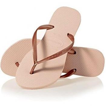Havaianas Slim Flip Flops - Ballet Rose - UK 8 (41/42)