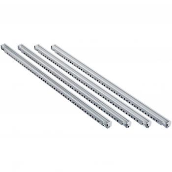 Schneider Electric NSYSFV18 Montantes Verticales para Armario Spacial SF, Altura 1.800 mm, RAL 7035, Juego de 4
