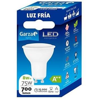 LED BOMBILLA GU10 8W 110º 700LM 65K CAJA