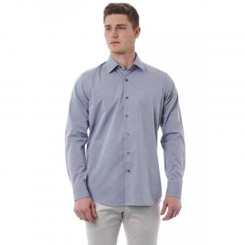 Bagutta Gray Cotton Shirt - IT47 | 6XL
