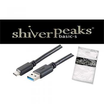 Cable USB 3.0 Tipo C a Tipo A, 1,8 m, Shiverpeaks BASIC-S