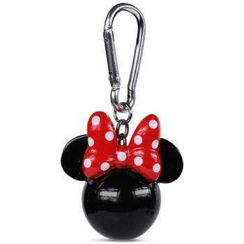 Llavero 3D Silueta Minnie Mouse con Detalle de la Cinta Roja
