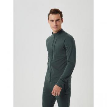 Björn Borg Green Training Midlayer Jacket