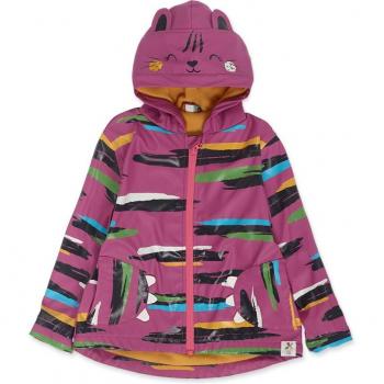 Gabardina de niña Tuc Tuc estampada con capucha y chaqueta My Troop