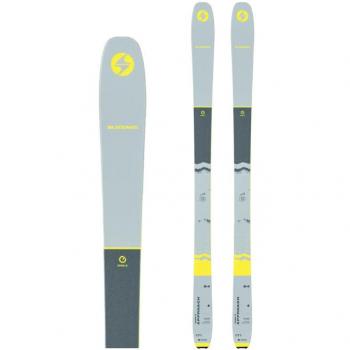 Esquís de travesía Blizzard Zero G 084 Approach Flat gris amarillo - 171 cm