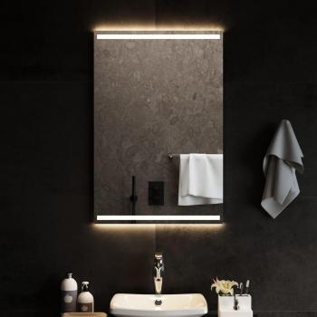 Espejo de baño LED 60x90 cm con iluminación integrada