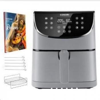 Cosori Premium Chef Edition Freidora de Aire Sin Aceite 5.5L 1700W Gris
