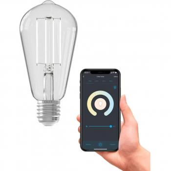 Calex Smart E27 ST64 LED 7W filamento 1800-3000K