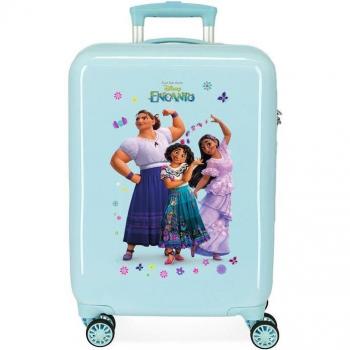 Disney Encanto Maleta de Cabina Rígida Azul 55cm con Capacidad de 34L