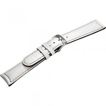 Morellato A01U3882A59017CR20 - Correa de Reloj para Hombre de Piel, Color Blanco