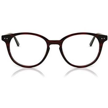 Oval Montura Completa Acetato Borgoña - SmartBuy Collection