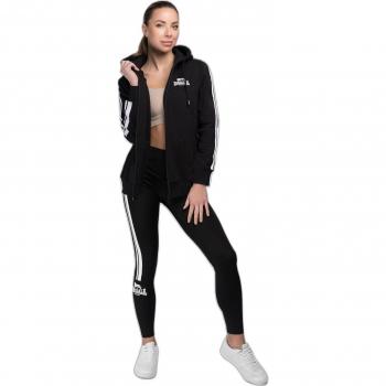Lonsdale Windygates Women's Full Zip Hoodie Black/White