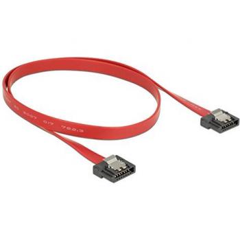 Cable SATA III DeLOCK 0,5 m Rojo Flexi 6 Gb/s 7-pin