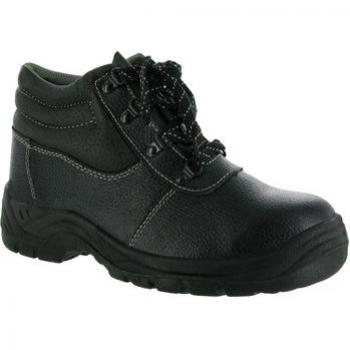 Botas de seguridad Centek FS330 con cordones para mujer, talla 5, color negro, protección S1P SRC